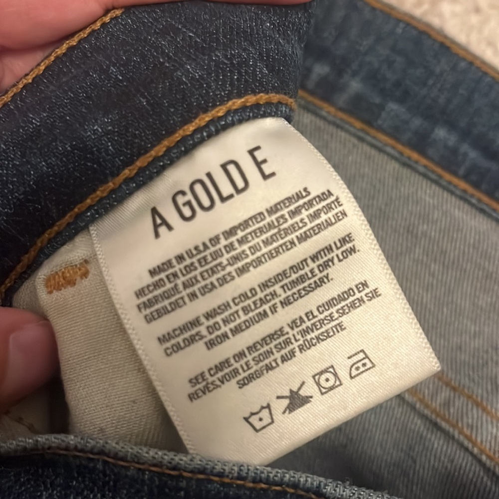 Agolde Distressed Ripped Jeans - Picture 5 of 6